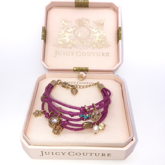 Juicy Couture Jewelry - Juicy Couture Multilayer Bracelet with Charms